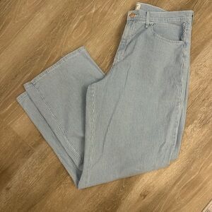Universal Thread Blue and White Striped Jeans